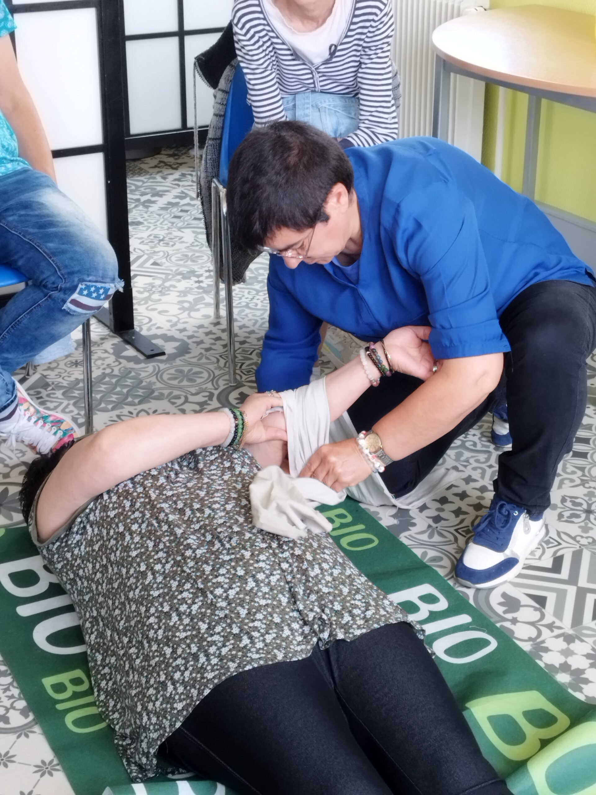 Salariés de l'AITT en formation SST