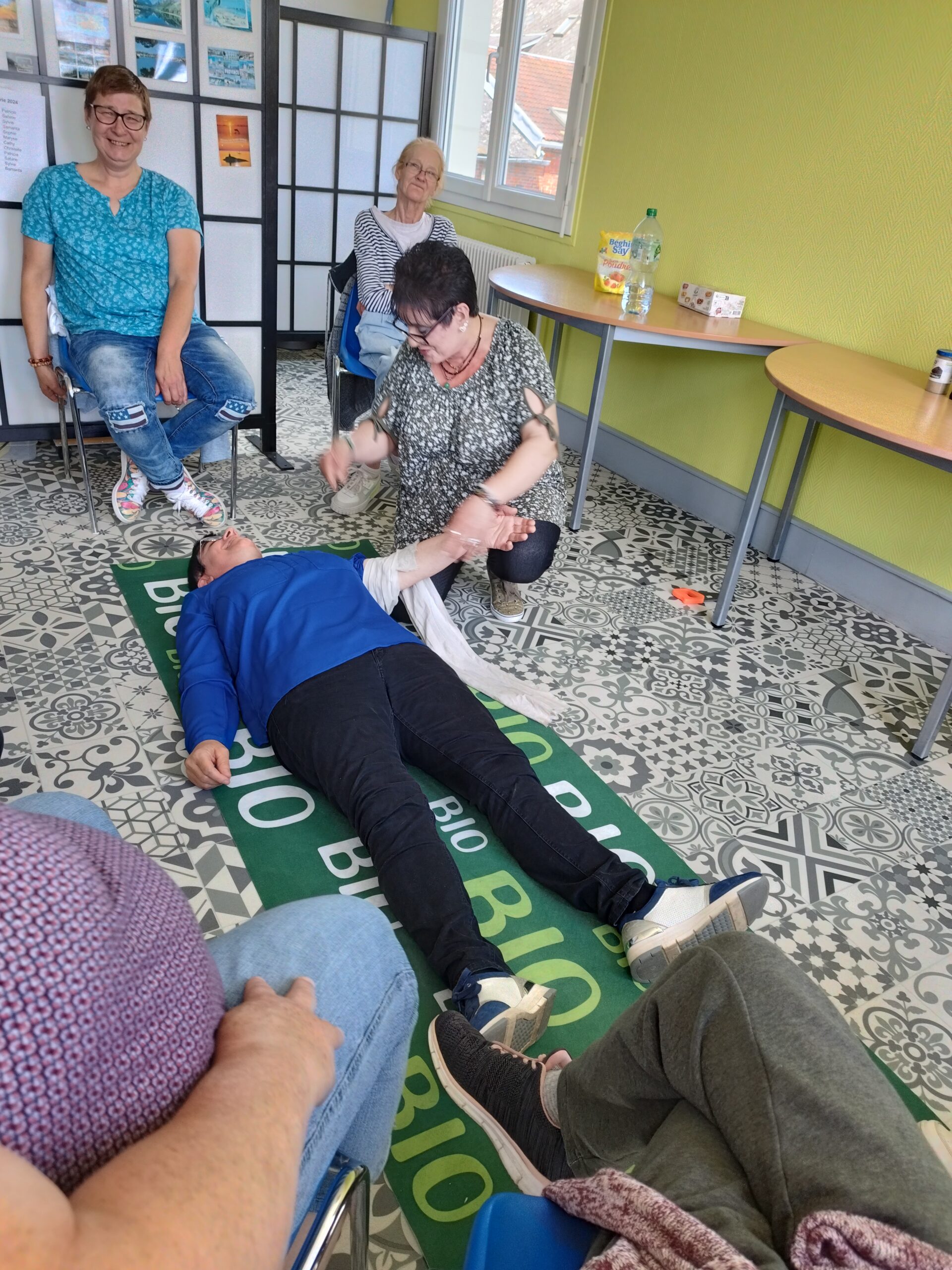 Salariés de l'AITT en formation SST