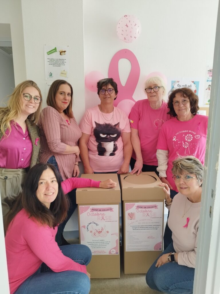 L'équipe de l'AITT pour Octobre Rose